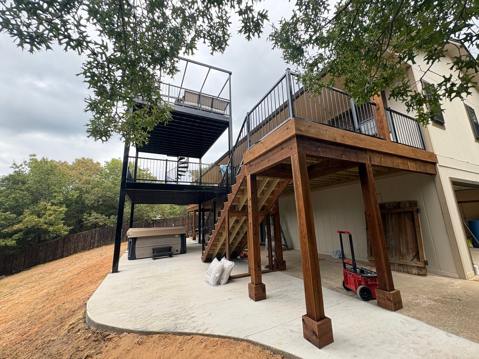 Cedar Deck Frame